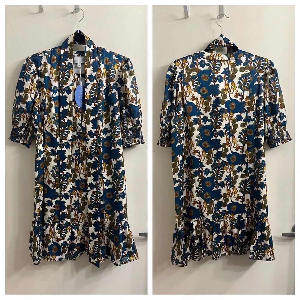 Floral Print Mini Dress - Picture 2 of 12